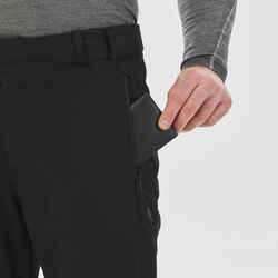 MEN’S SOFTSHELL SKI TROUSERS  - 500 - BLACK