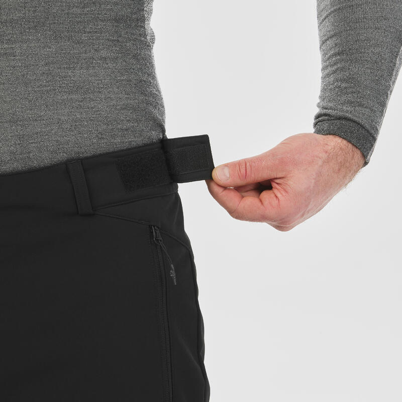 Pantalon de ski et snowboard léger et respirant  homme, 500 noir