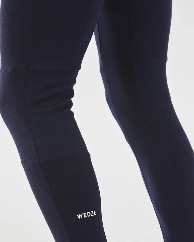 Men's merino wool ski base layer - BL 900 bottoms - Navy blue