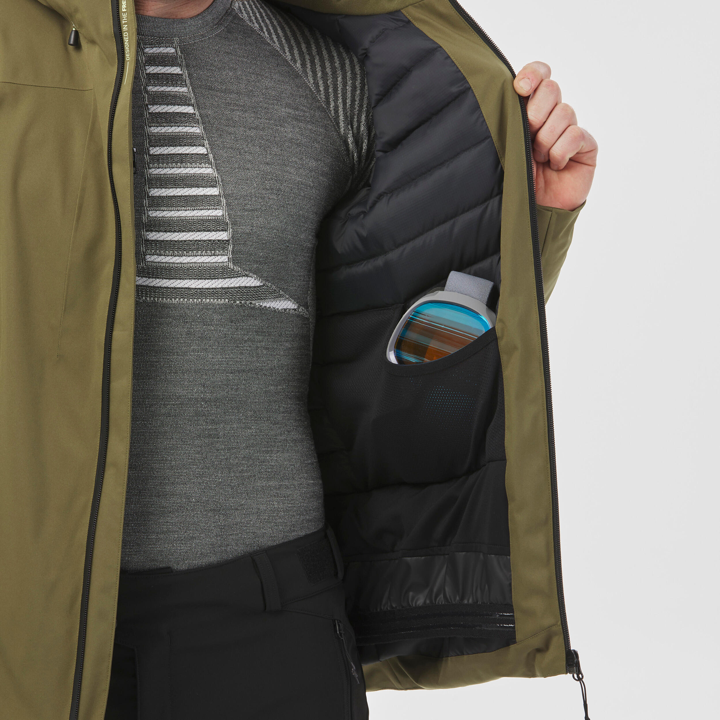 Men’s Warm and Waterproof Ski Jacket - 500 - WEDZE