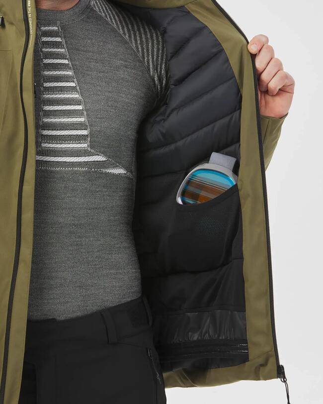 Men’s Warm Ski Jacket 500 - Khaki