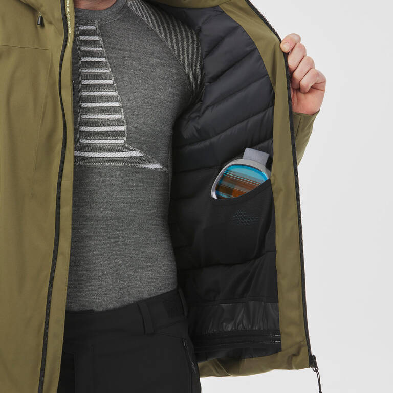 Men’s Ski Jacket 500 - Khaki