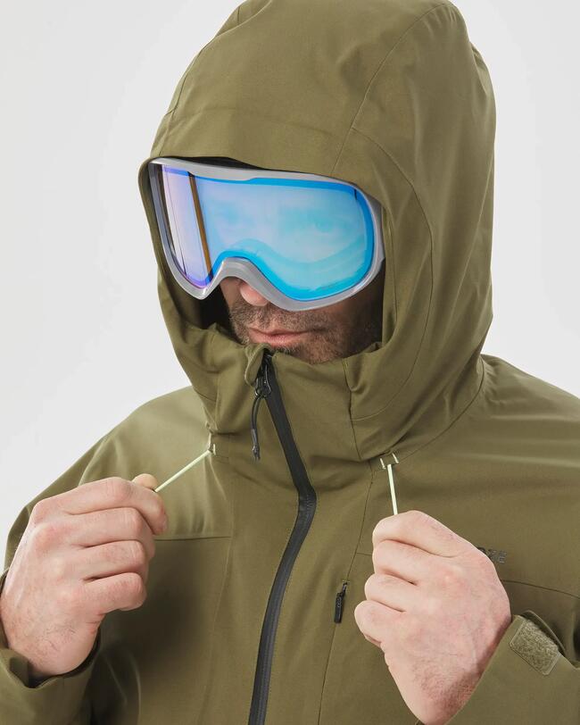 Men’s Warm Ski Jacket 500 - Khaki