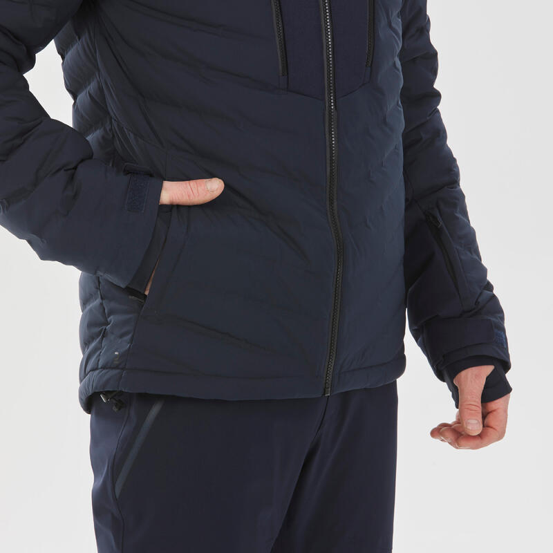 Skijacke Daunenjacke Herren - 900 Warm marineblau 