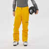 Men’s Warm Ski Trousers Regular - 500 - Yellow