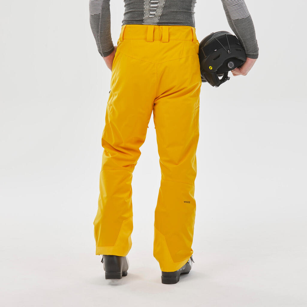 Crvene muške pantalone za skijanje 500