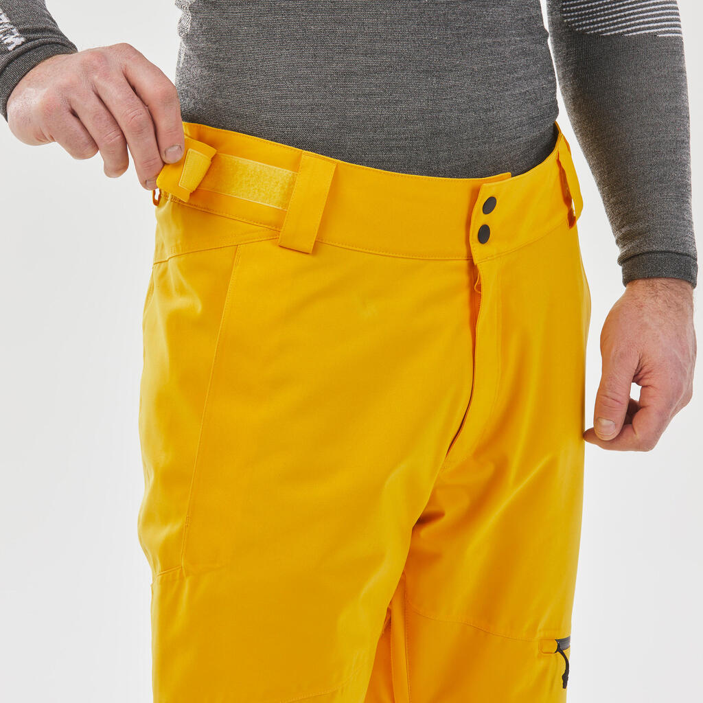 Crvene muške pantalone za skijanje 500