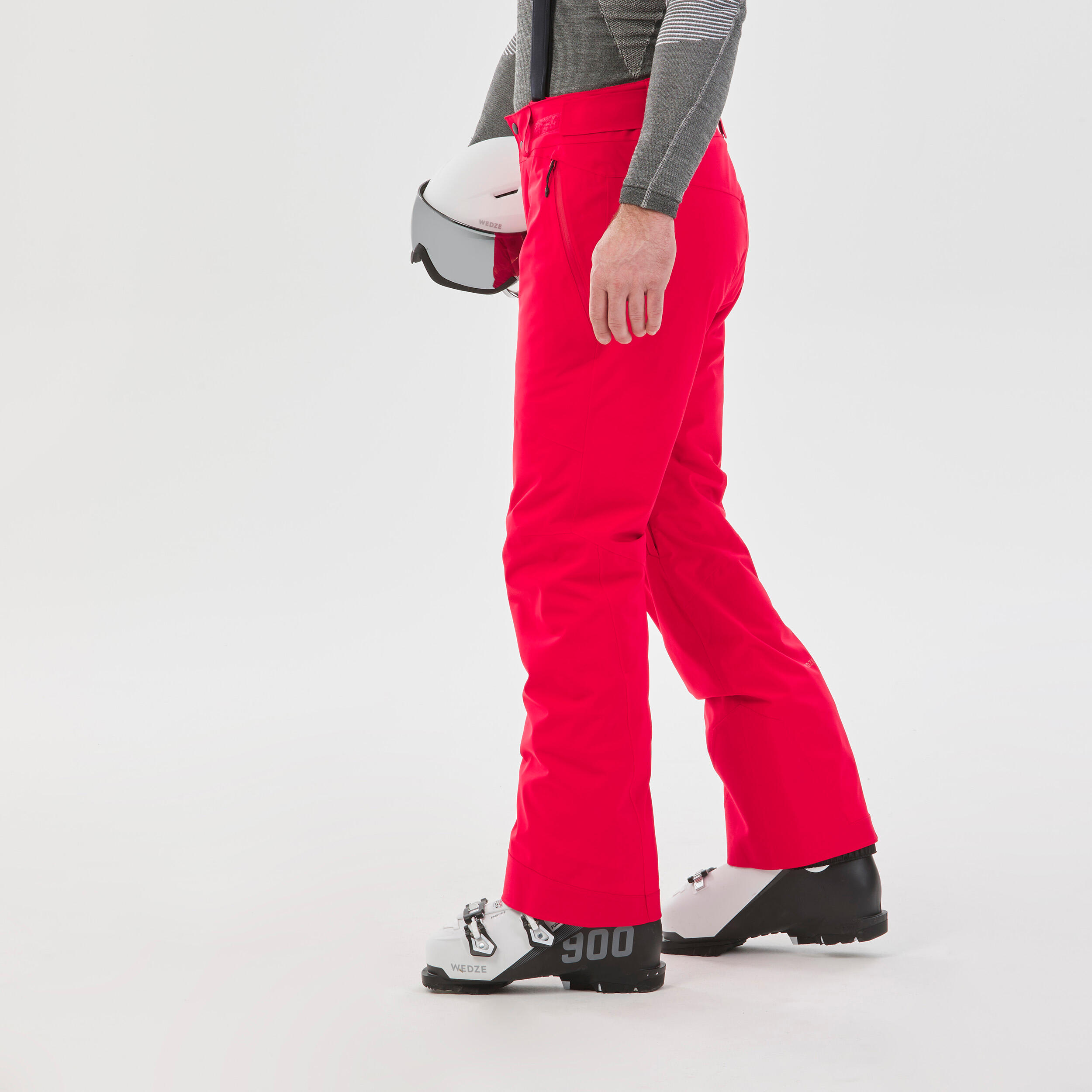 Men's Warm Ski Trousers - 580 - Red 4/11