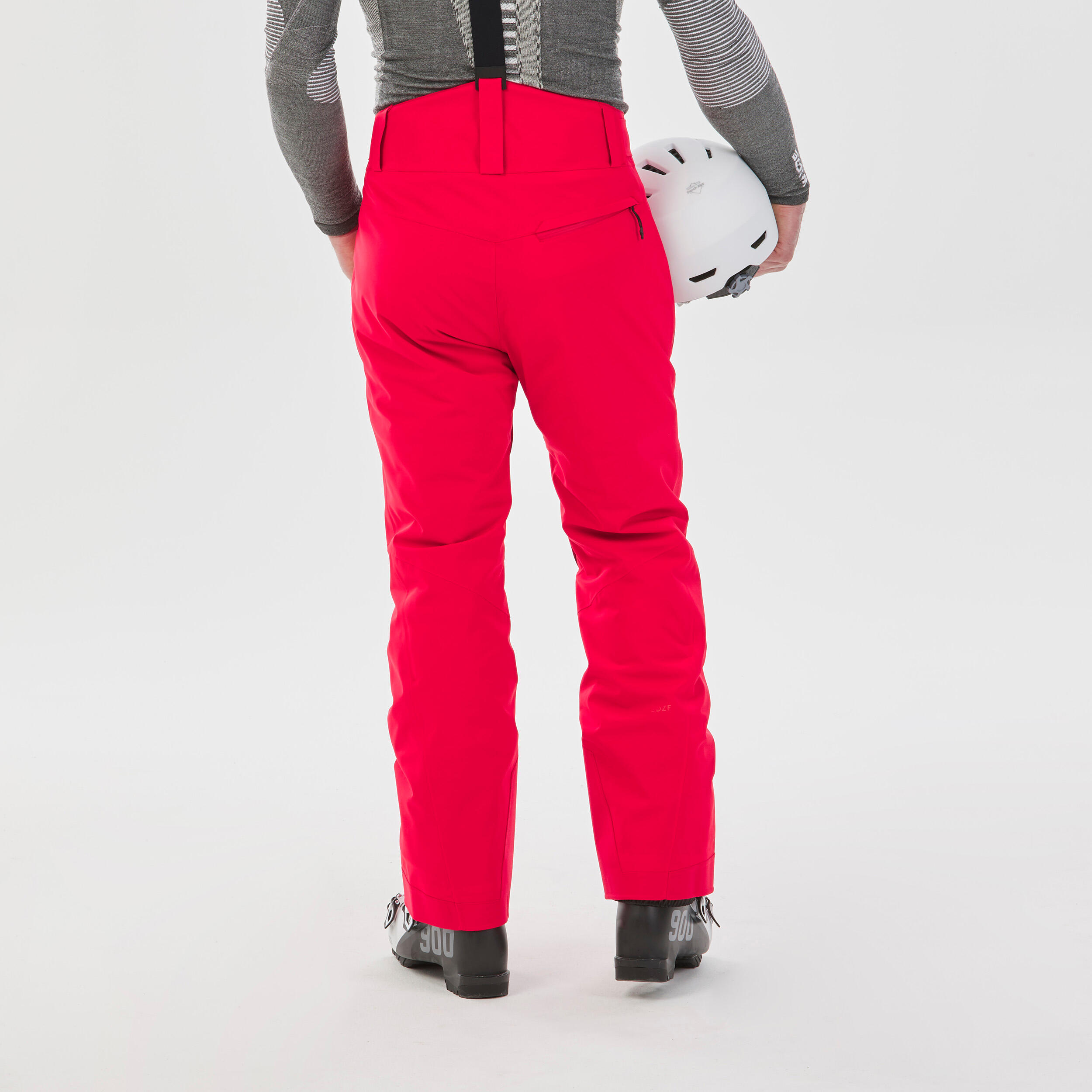 Men's Warm Ski Trousers - 580 - Red 5/11