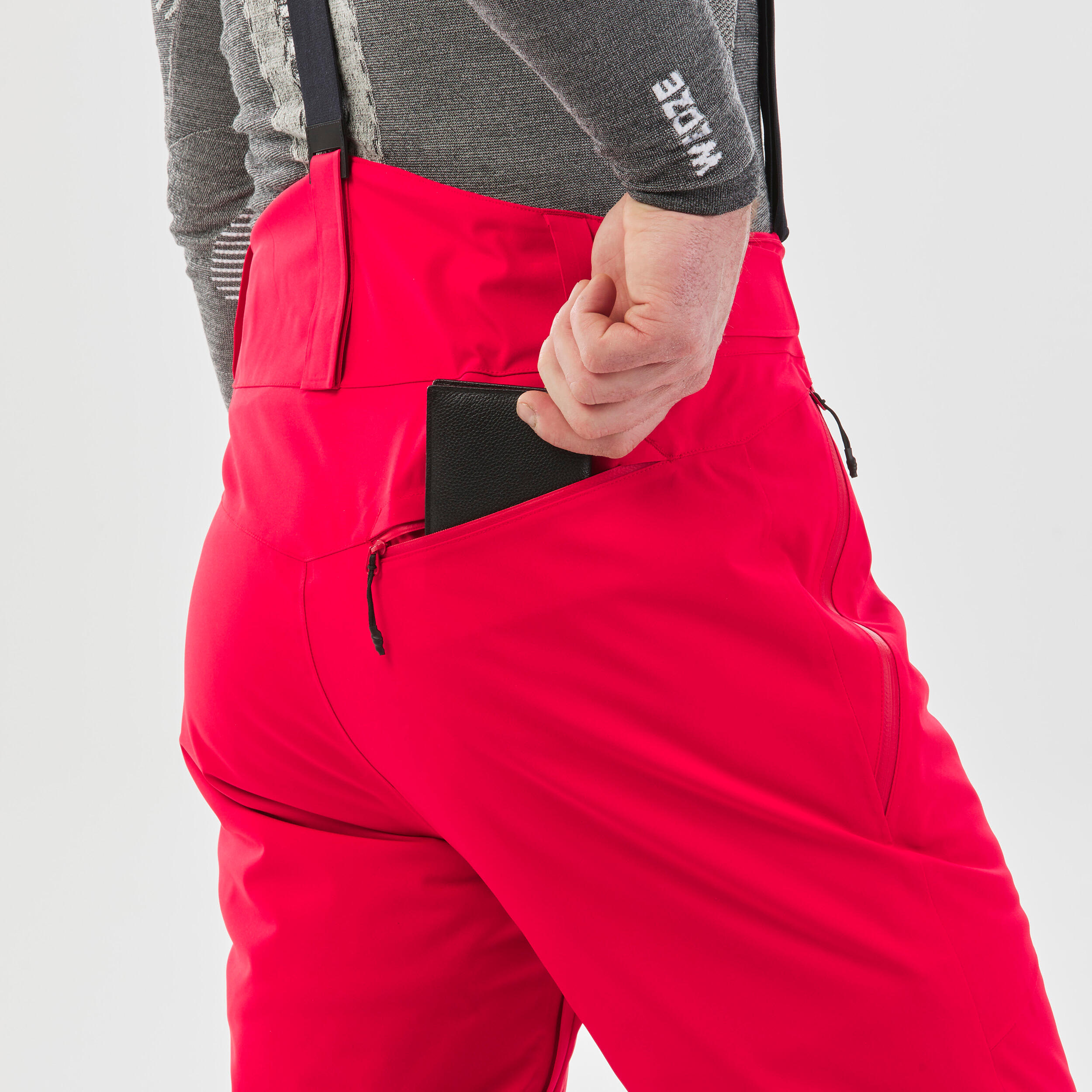 Men's Warm Ski Trousers - 580 - Red 11/11