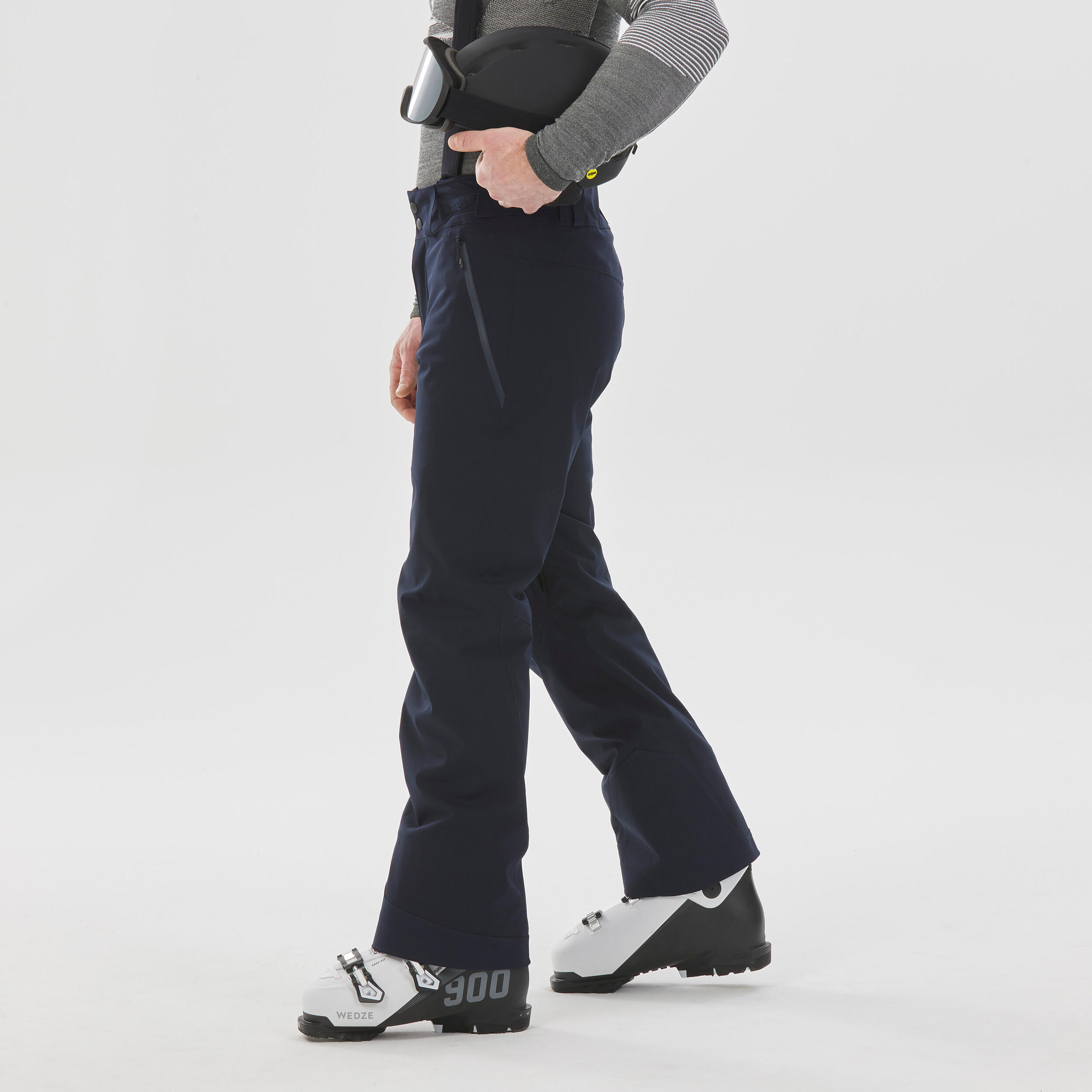 Men s Warm Ski Trousers 580 Navy Blue WEDZE Decathlon
