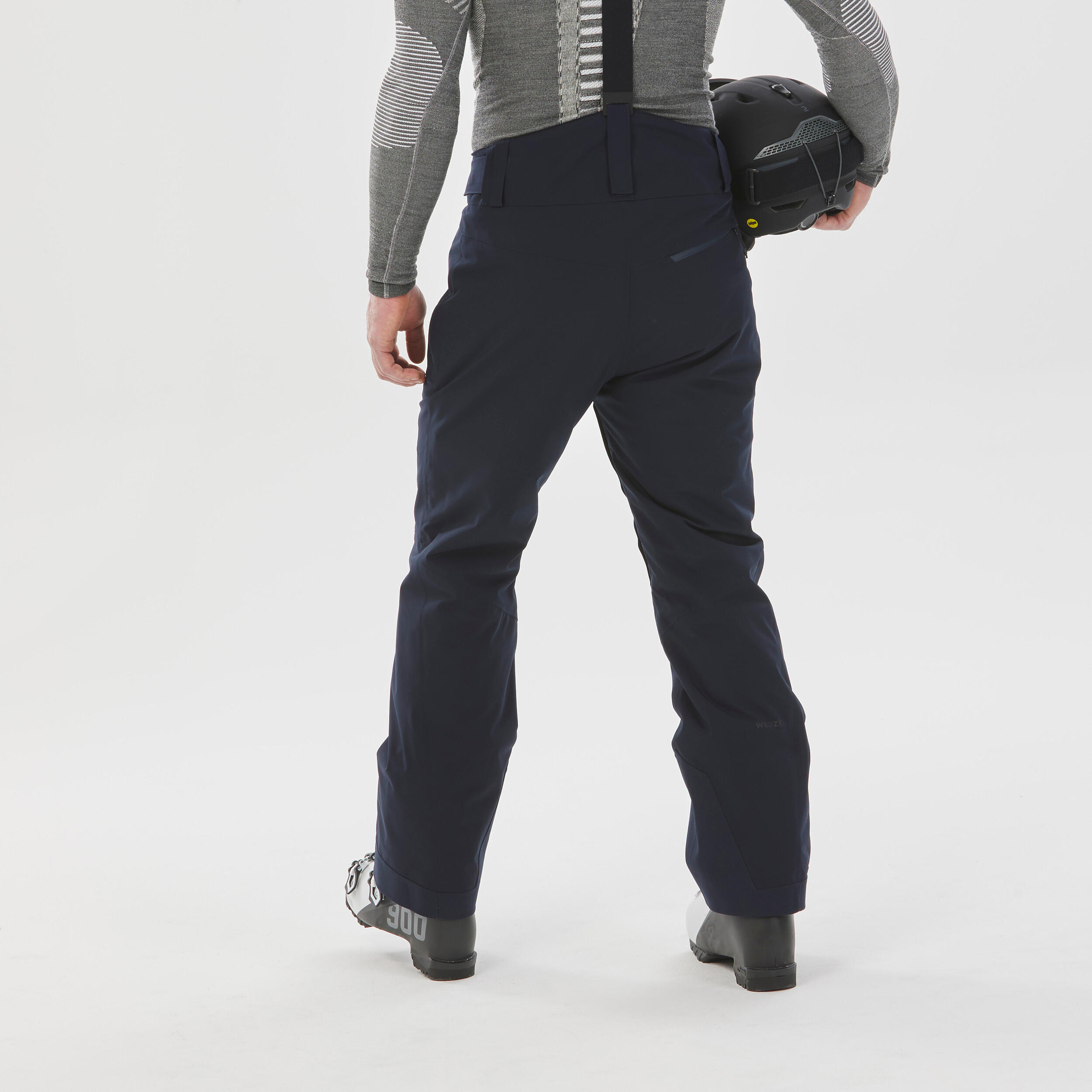 Men's Warm Ski Trousers - 580 -  Navy Blue 4/10