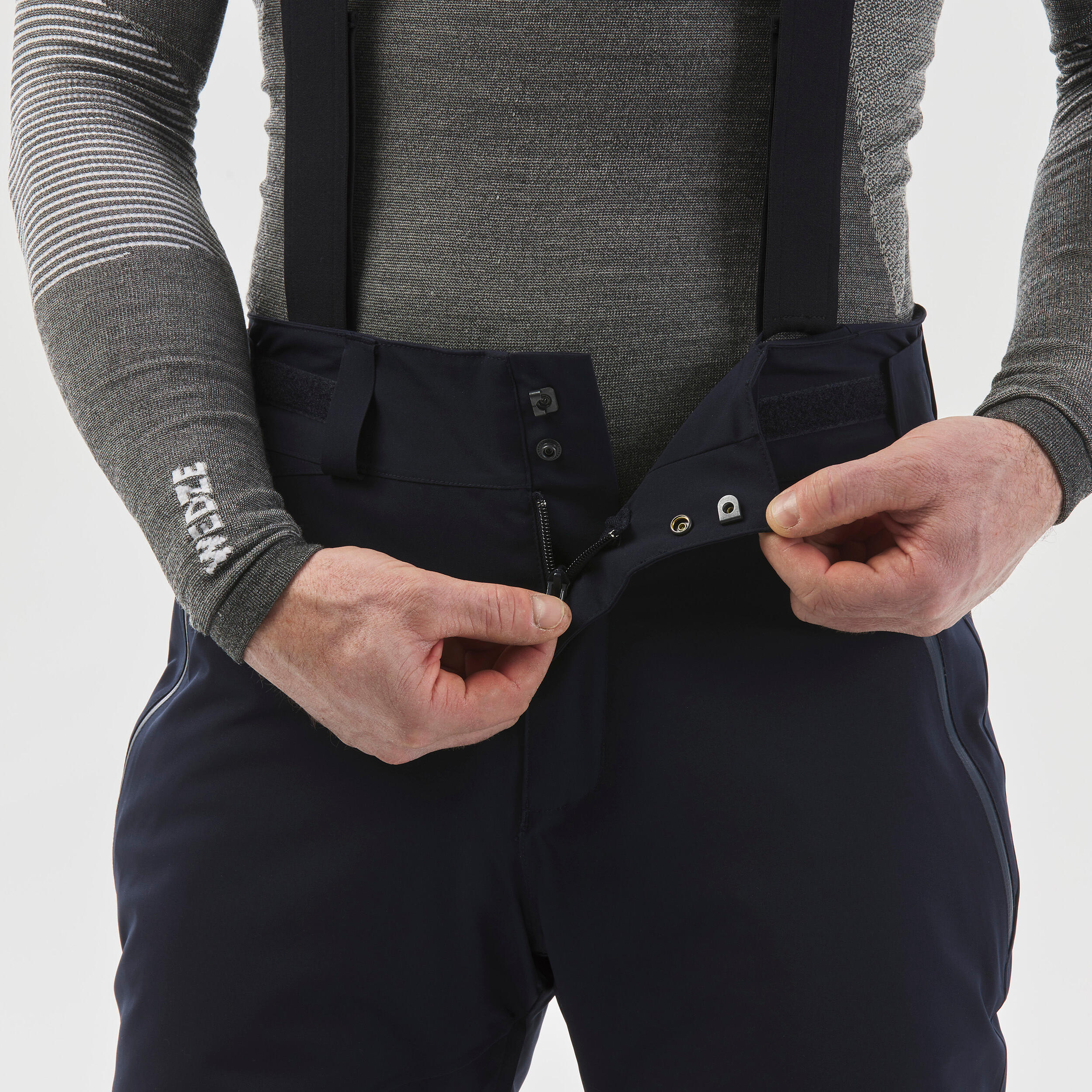 Men's Warm Ski Trousers - 580 -  Navy Blue 5/10