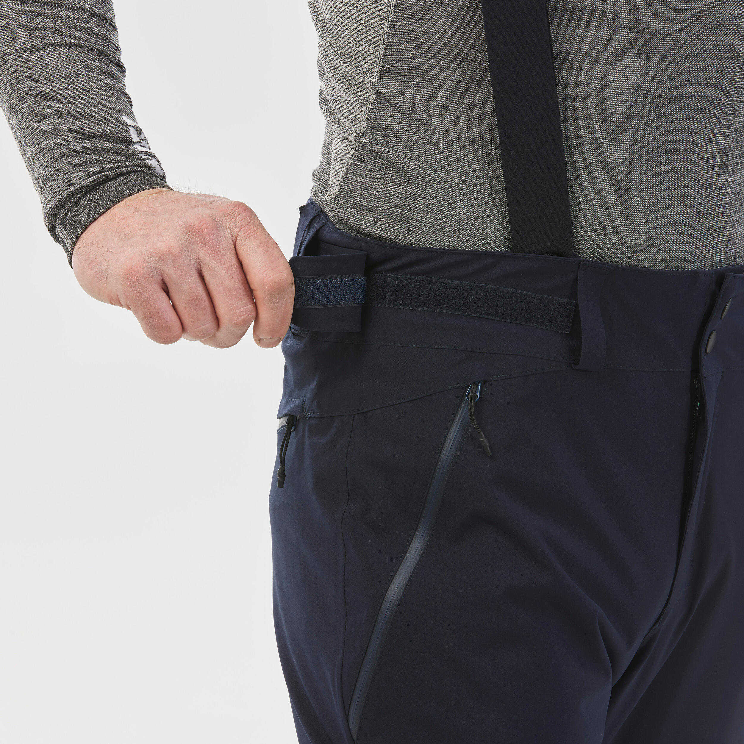 Men's Warm Ski Trousers - 580 -  Navy Blue 8/10