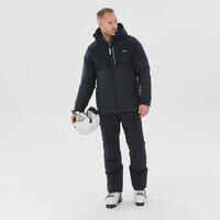 Men’s warm ski and snowboard jacket  100 - Navy blue