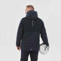 Men’s warm ski and snowboard jacket  100 - Navy blue
