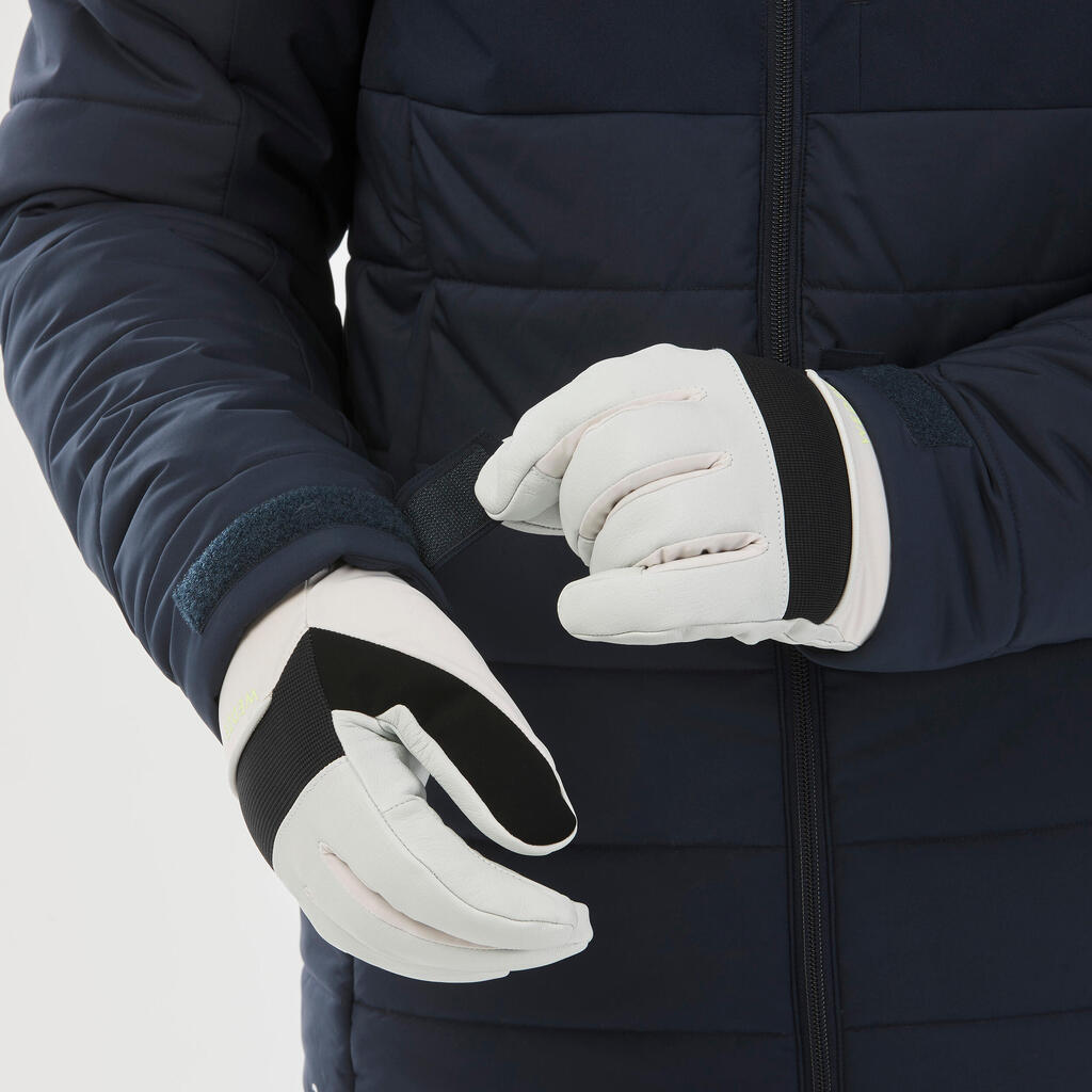Veste de ski et snowboard chaude homme 100 - blanc / noir