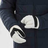 Men’s warm ski and snowboard jacket  100 - Navy blue