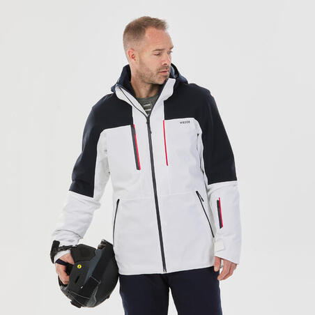 Куртка лижна чоловіча SKI-P 500 біла/синя
