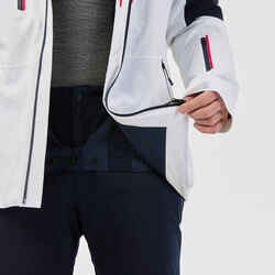 Men's Ski Jacket - 500 SPORT - White/Navy