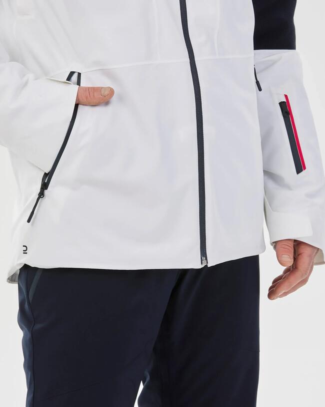 Men’s Ski Jacket 500 Sport - White/Navy