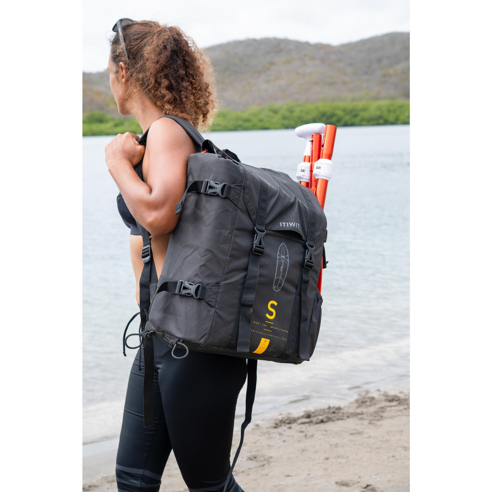 Planche à pagaie gonflable de 8 pi – SUP 100 Compact S - ITIWIT