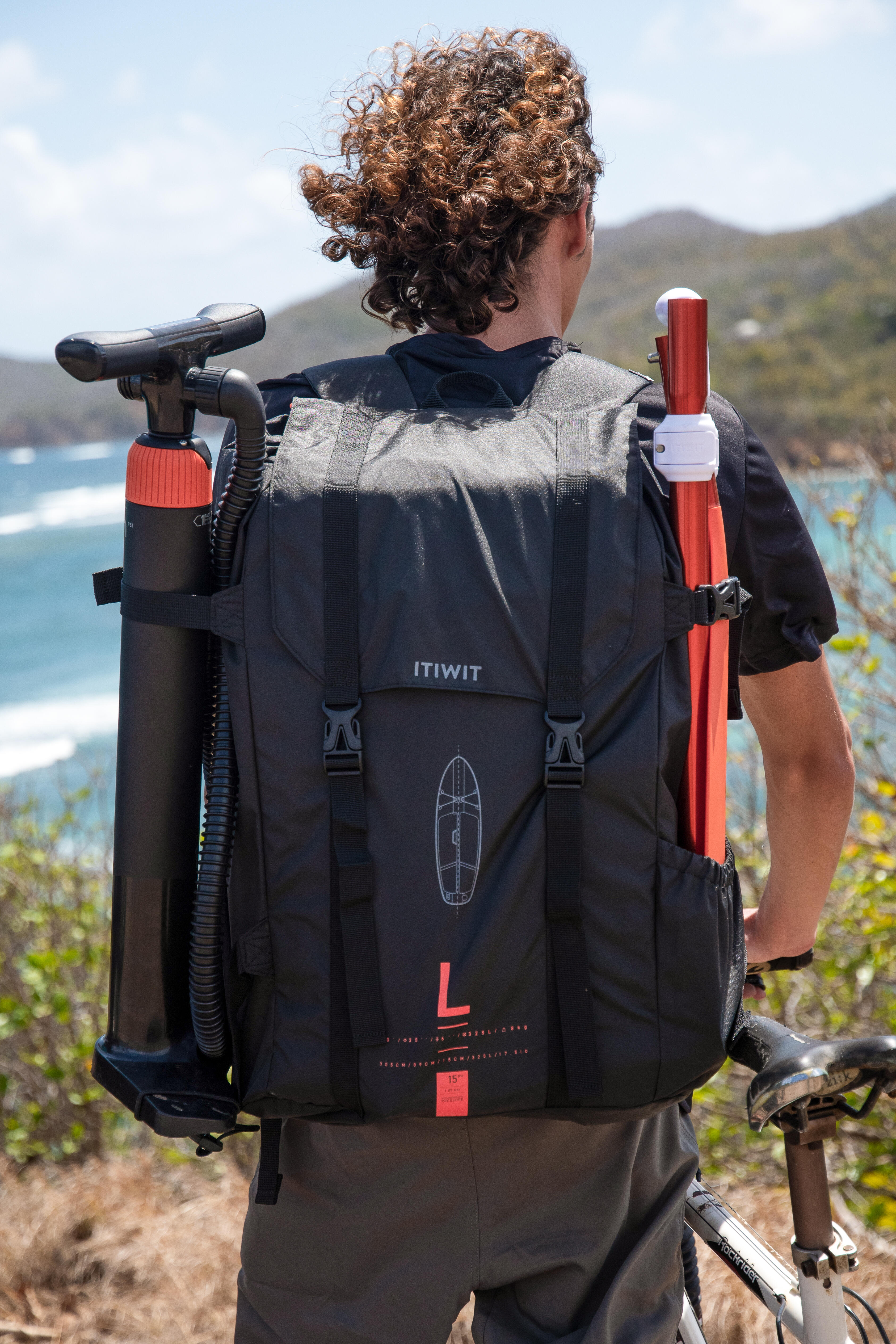 Compact Five-Piece SUP Paddle, 100 160–220 cm - DECATHLON