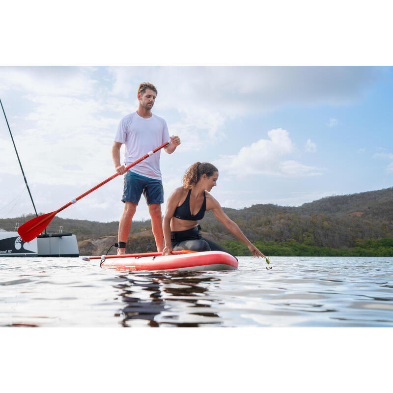 Pagaie stand up paddle ultra-compacte, 5 parties 160-220 cm.
