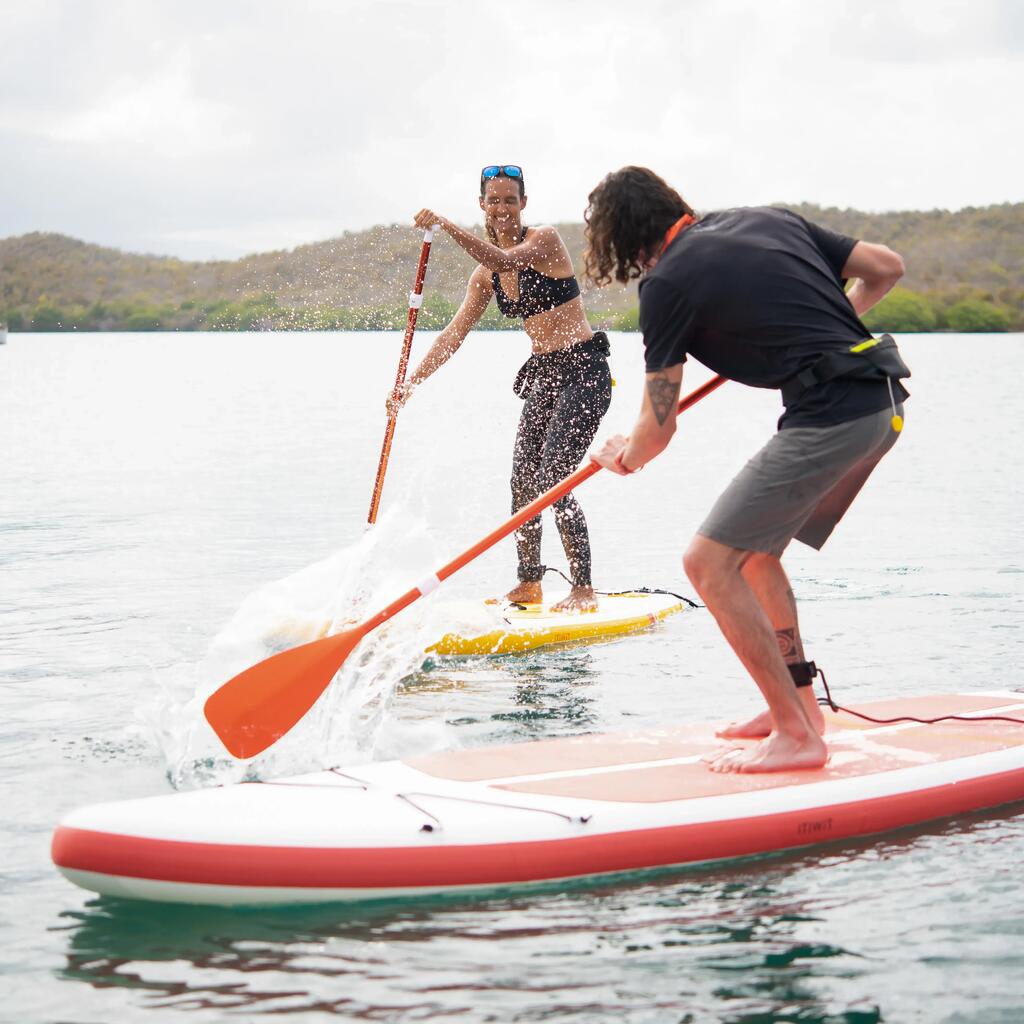 Pagaie stand up paddle ultra-compacte, 5 parties 160-220 cm.