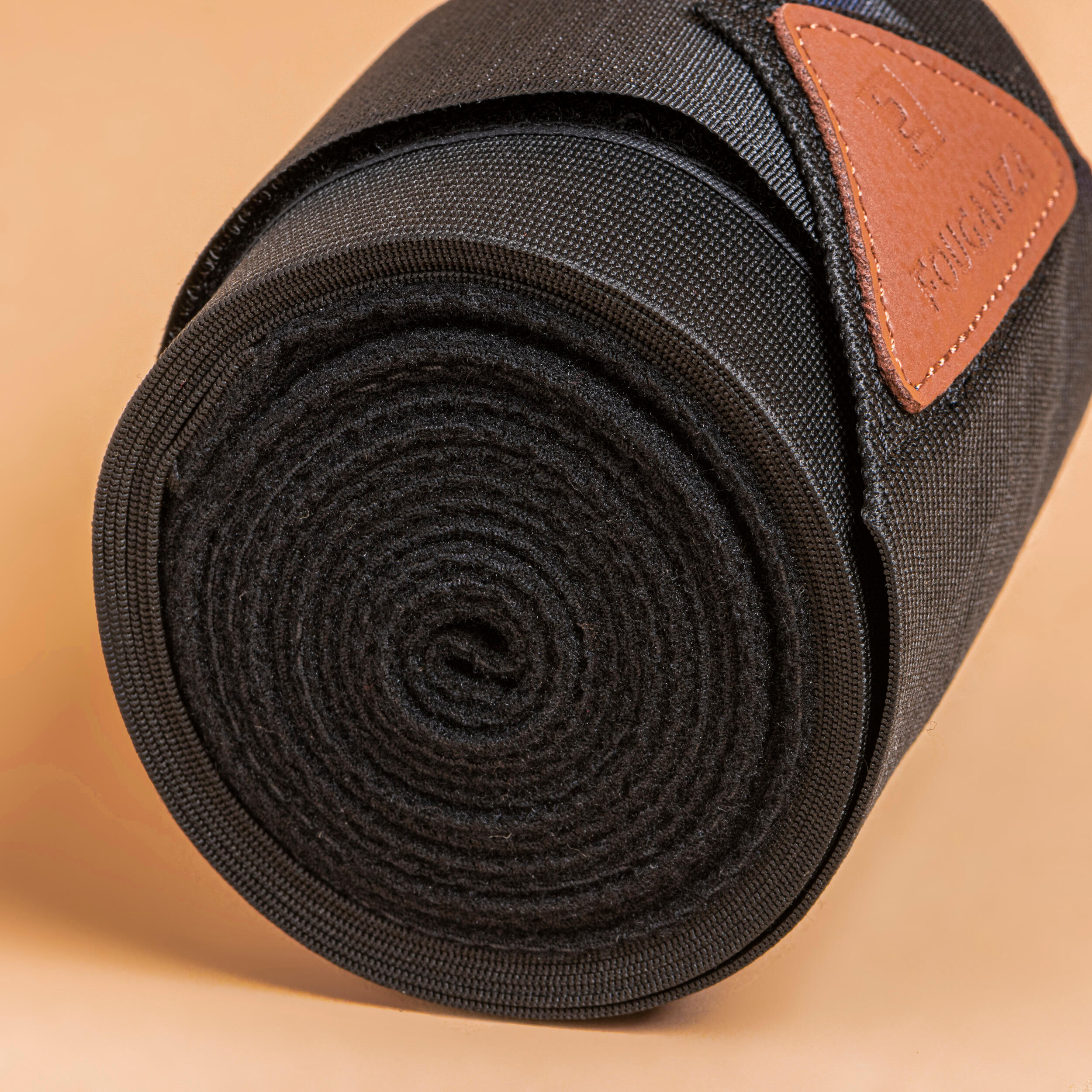 Ligaduras de Polo de Trabalho de Equitação para Cavalo e Pónei Preto (x2) 2/4
