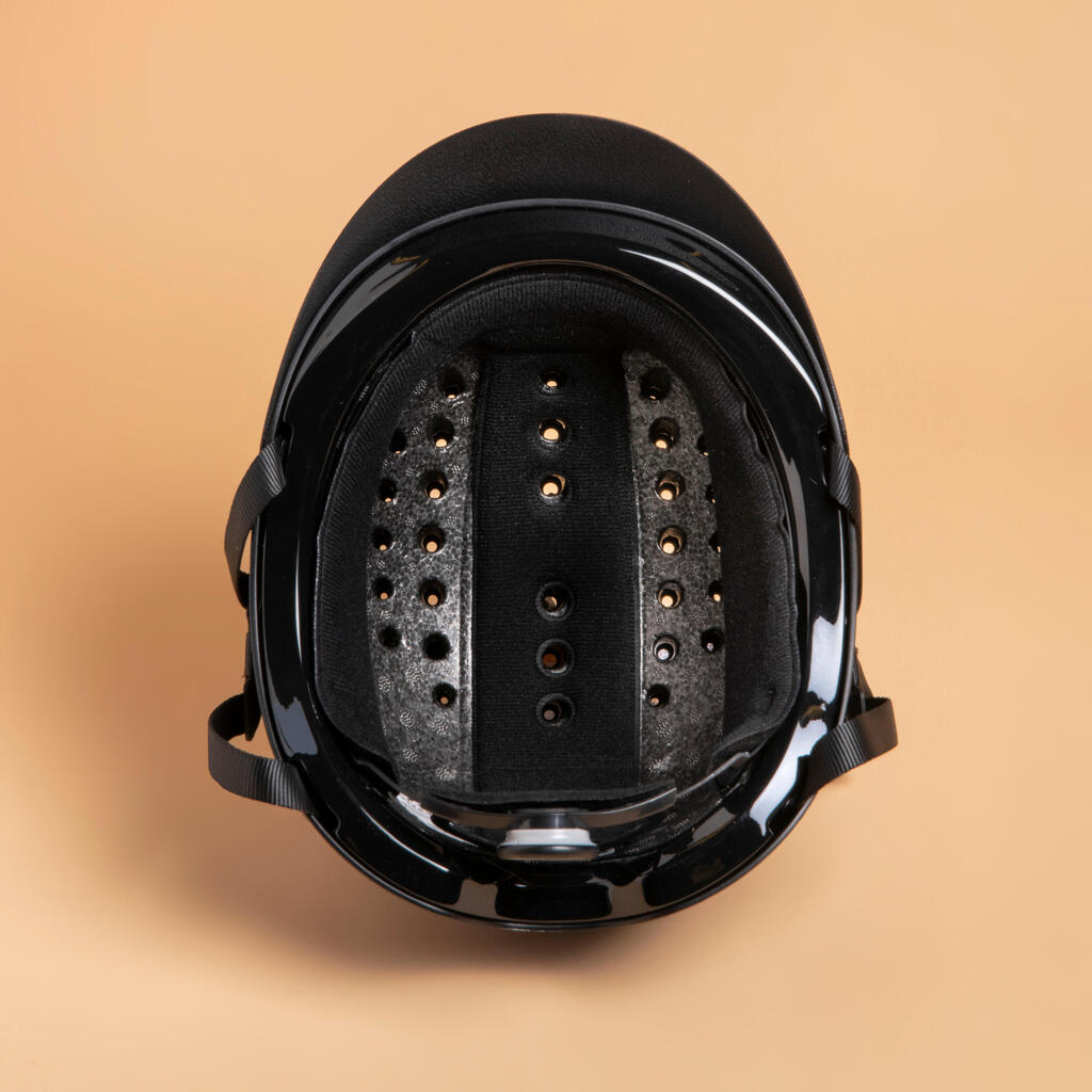 Casque équitation Adulte et Enfant - 100 noir