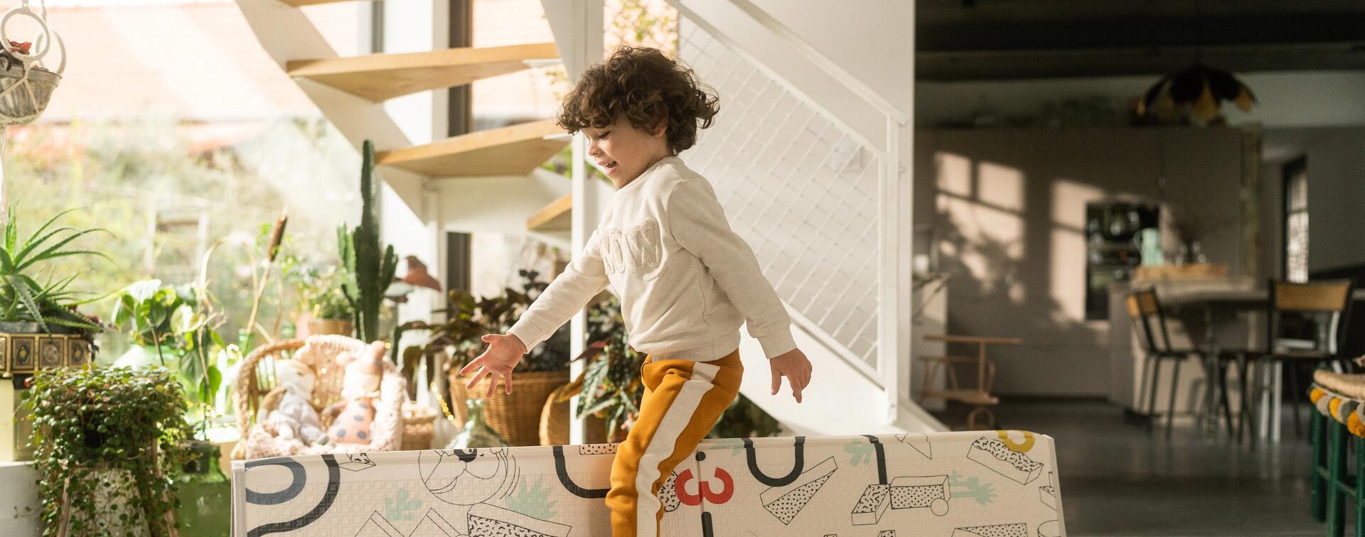 Sweat enfant - Basique Beige avec motifs