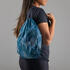 Fold-down Fitness Shoe Bag - Camo Print/Blue