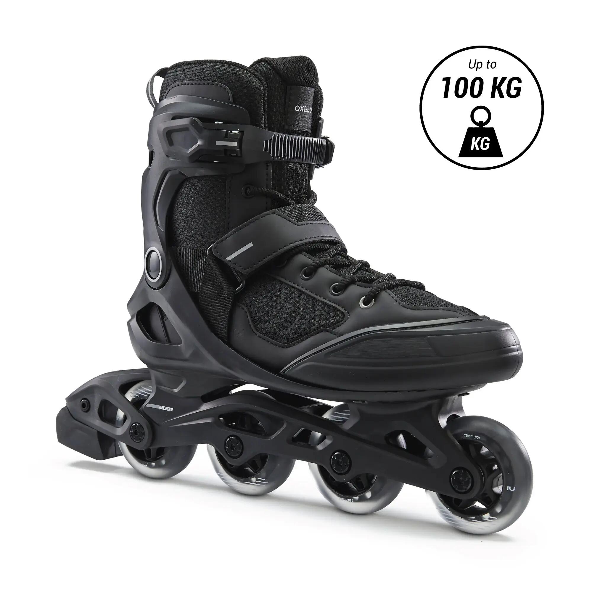 Yetişkin Fitness Pateni - Siyah / Gri - FIT100 19/29
