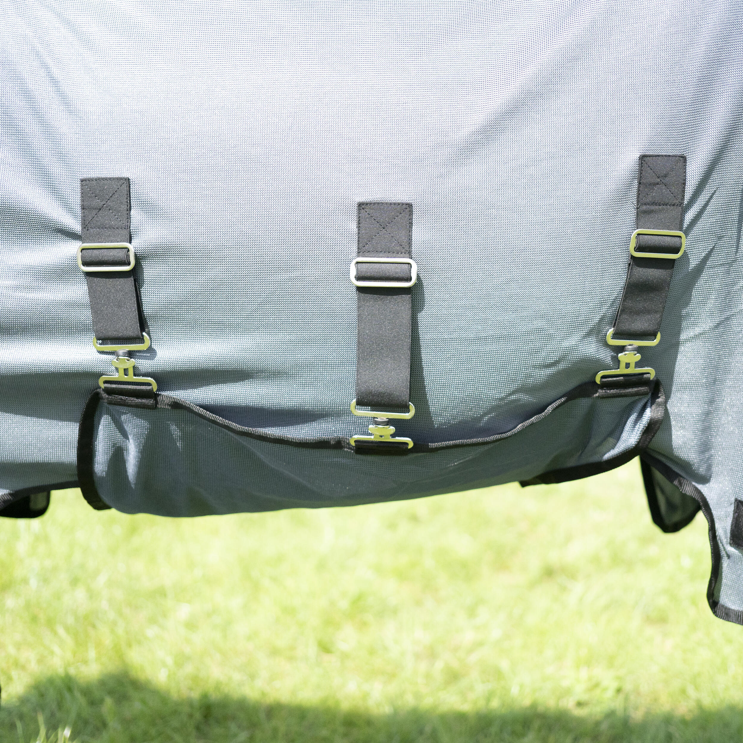 Fliegendecke Pferd/Pony - Comfort grau 8/8