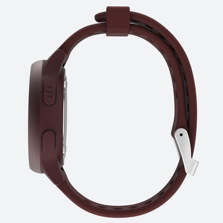 Часы-секундомер для бега бордовые W500S