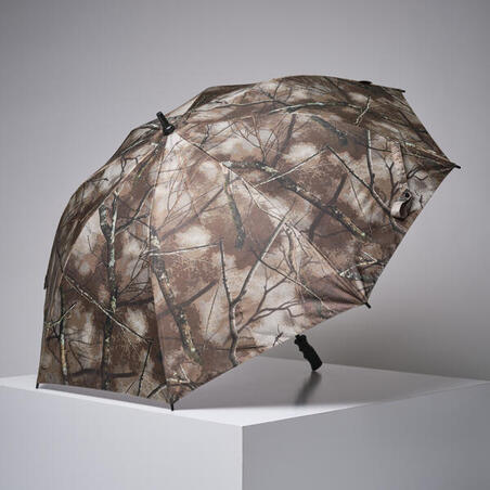 Paraply för jakt slittåligt kamouflagemotiv TREEMETIC diameter 121 cm