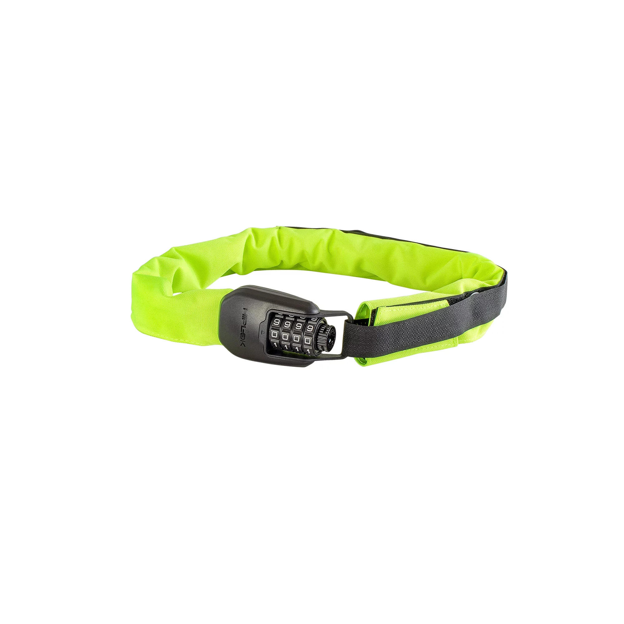 HIPLOK Hiplok Spin Wearable Chain Bike lock - Neon Yellow