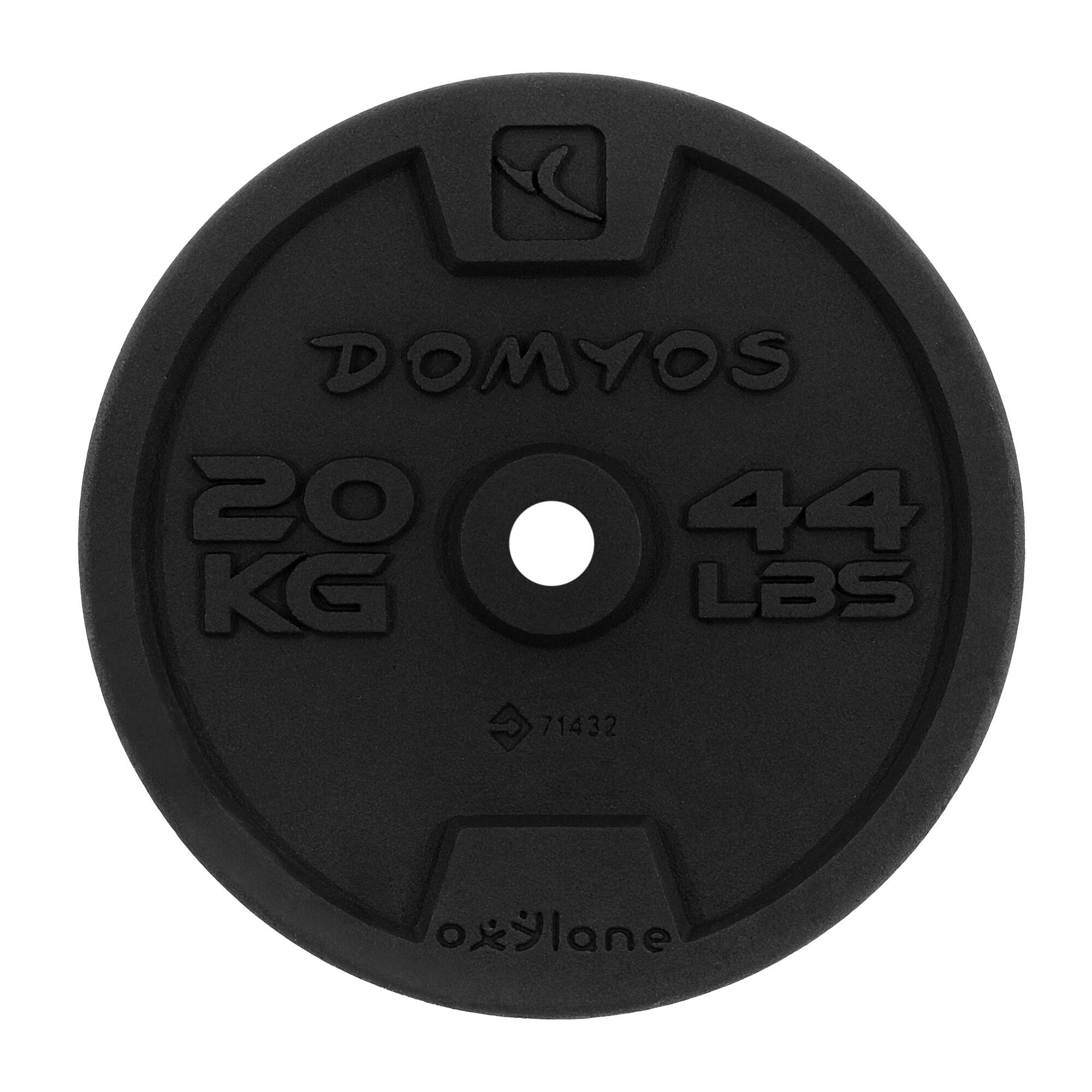 Disco pesas 0 5kg a 20kg de 28mm musculaci n Decathlon