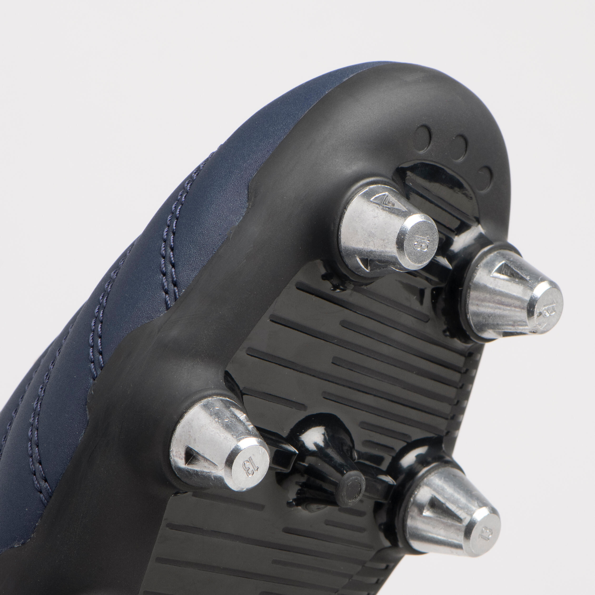 Men Rugby Boots for Soft Pitch R500 SG8 - Navy Blue