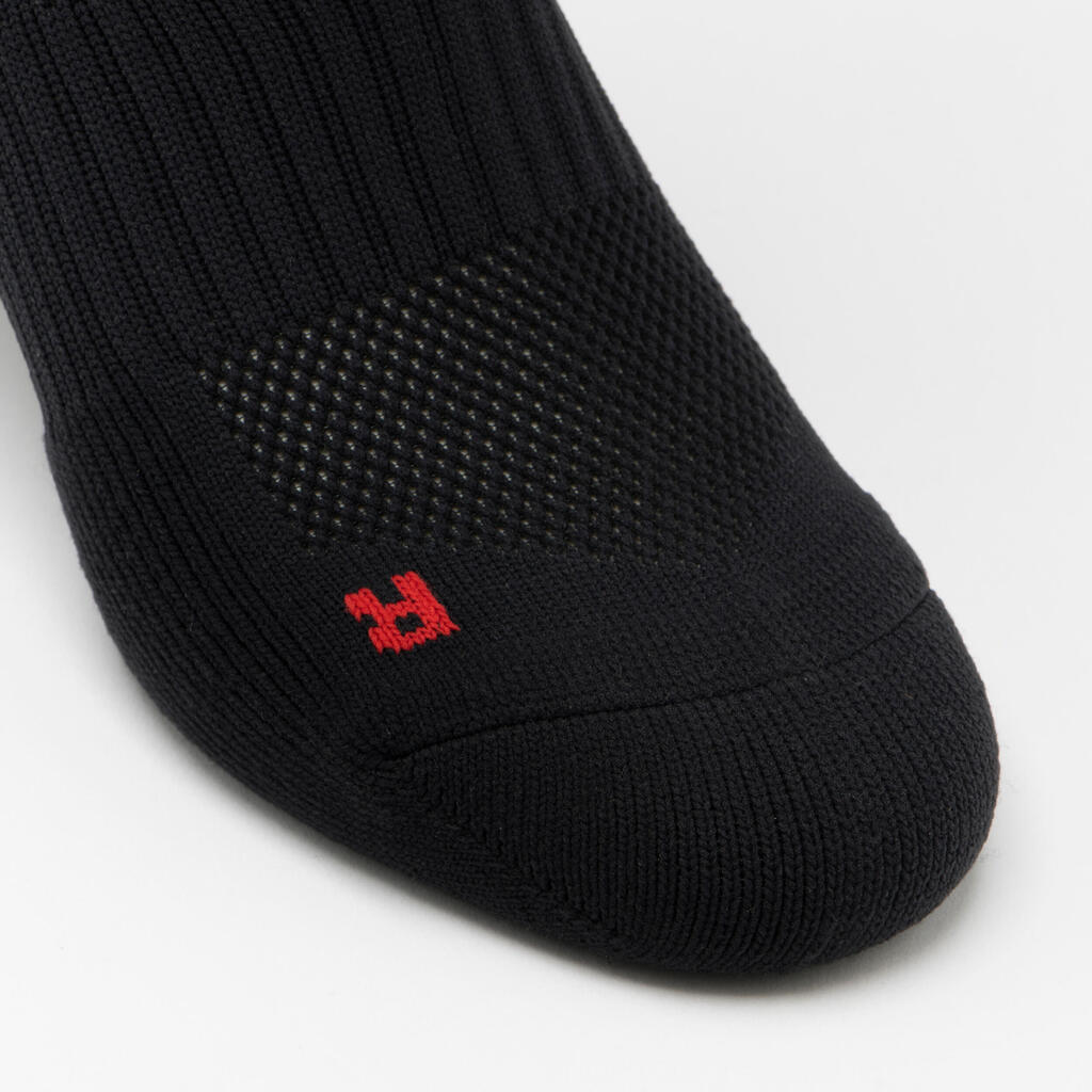 Adult Knee-Length Rugby Socks R500 - Red