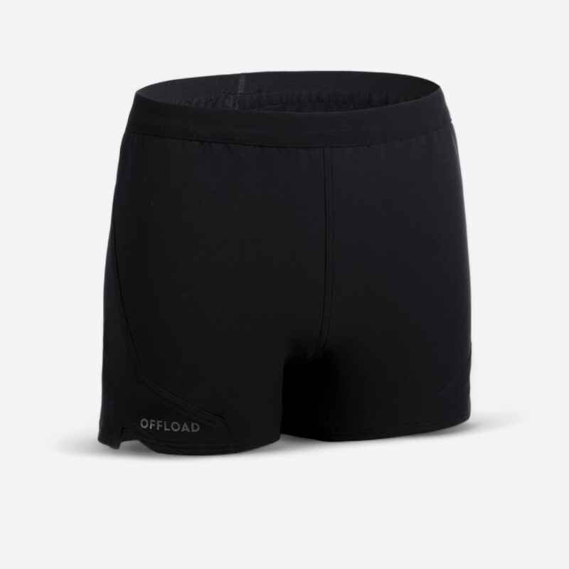 Rugby-Funktionsshorts R500 Damen schwarz Rugby-Funktionsshorts R500 Damen schwarz