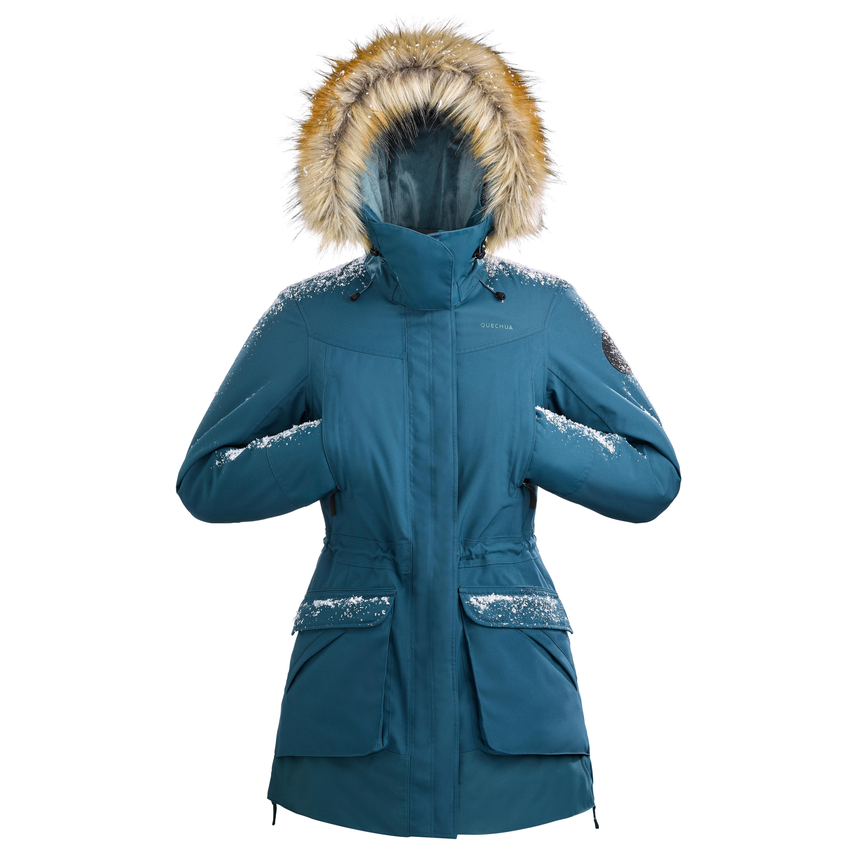 Women’s waterproof hiking parka -20°C, NH900 - Blue 11/17