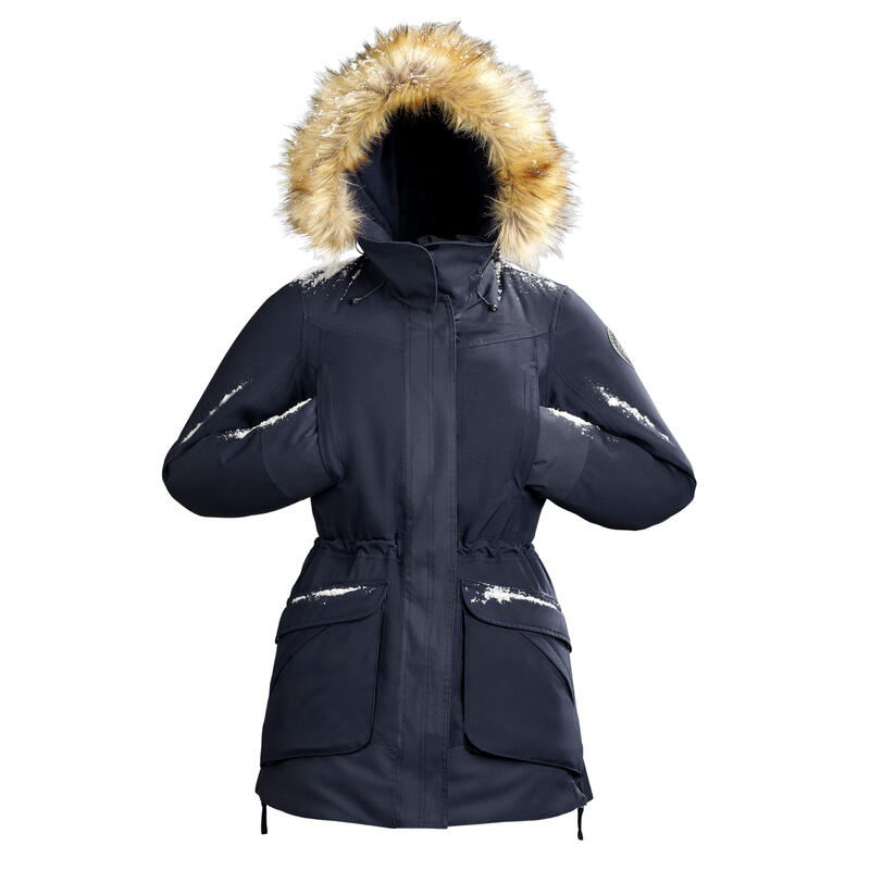 Parka trekking donna SH900 impermeabile verde | -20°C 