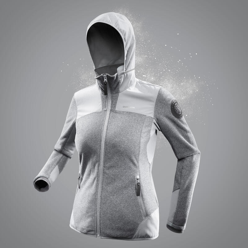 Veste polaire chaude de randonnée - SH500 X-WARM - femme