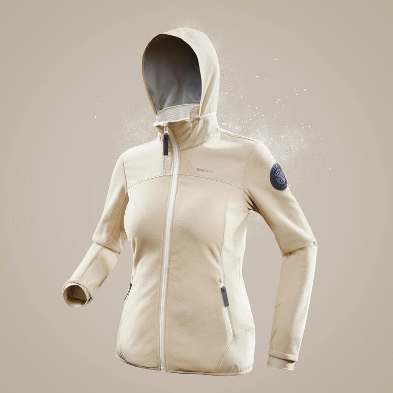 Casaco Polar Quente de Caminhada - SH500 X-Warm - Mulher