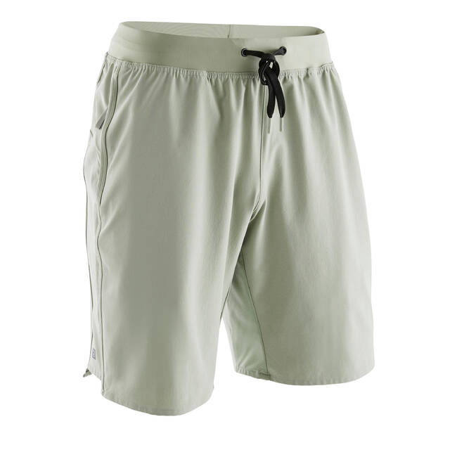 Men Gym Shorts With Zip Pocket 500 Green