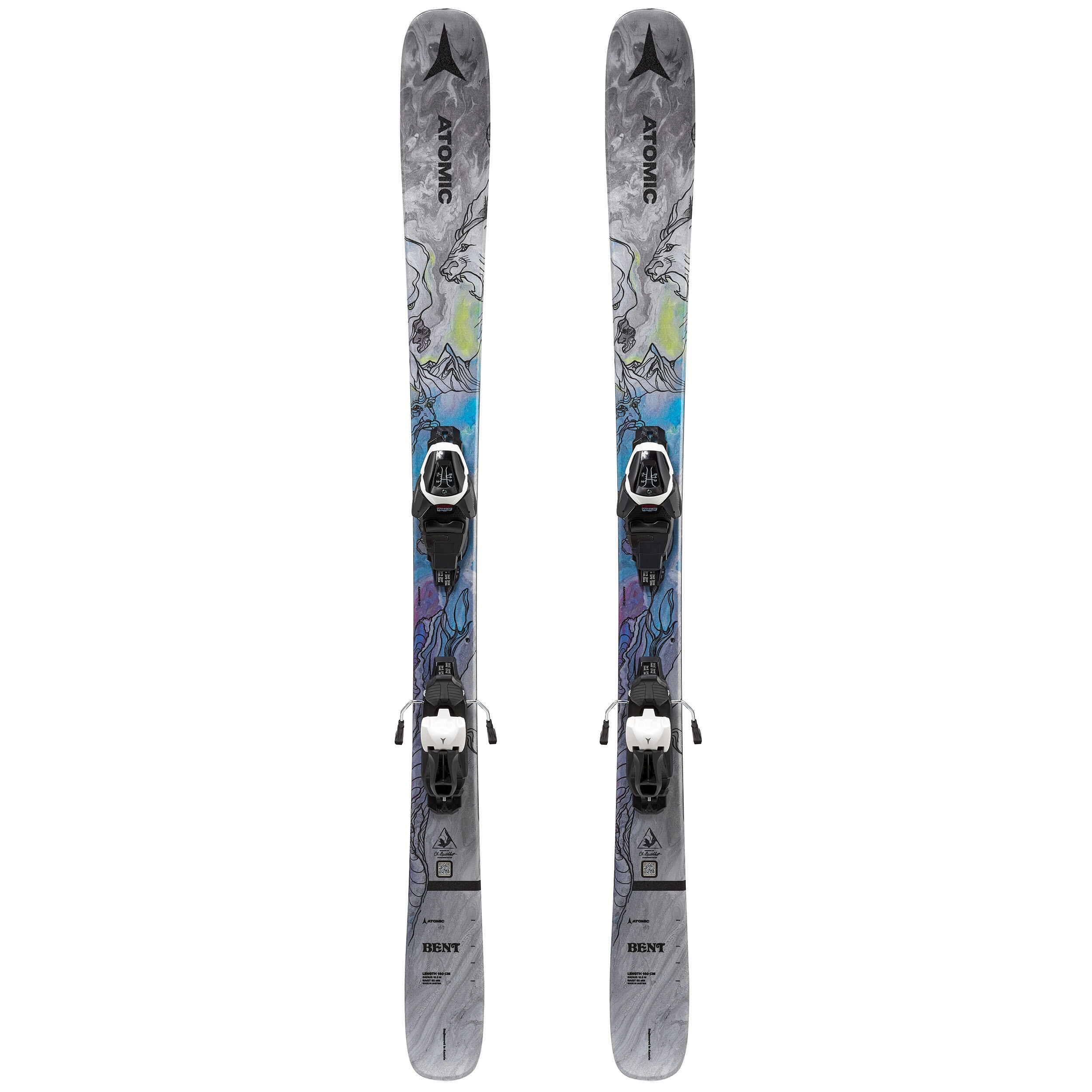 ATOMIC Junior Freestyle Ski Downhill Ski Freeride Ski Atomic Bent Jr