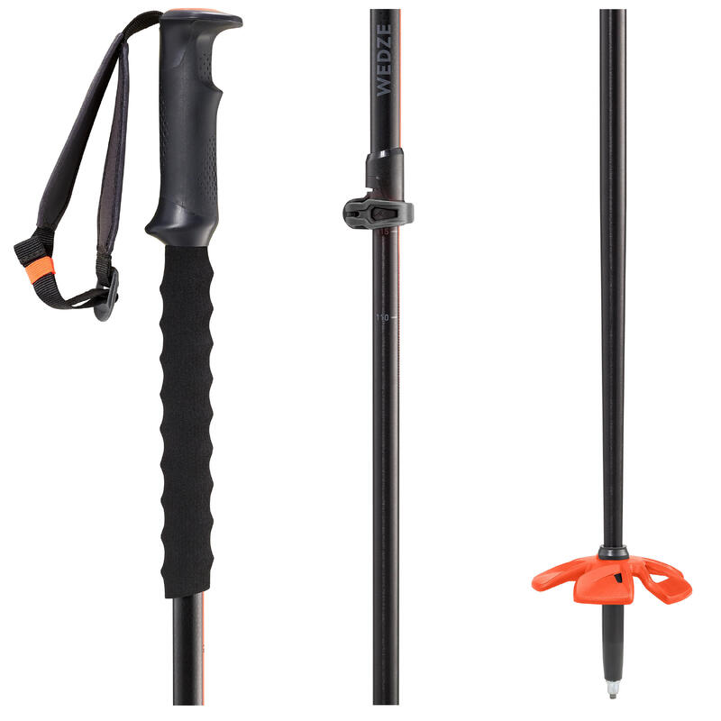 BÂTON DE SKI FREERIDE TELESCOPIQUE - FR VARIO - ADULTE