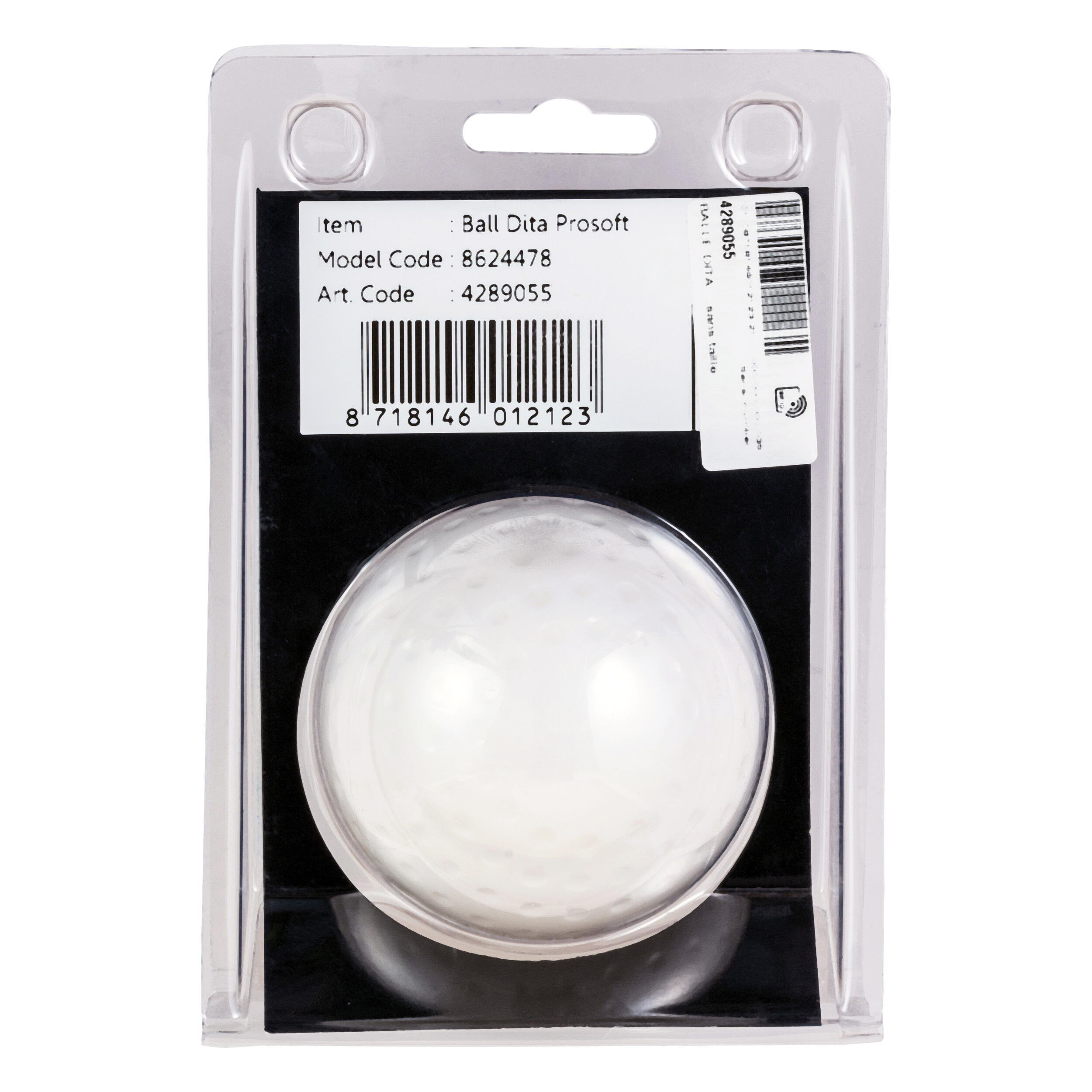 Dimpled Field Hockey Ball ProSoft - White 3/3